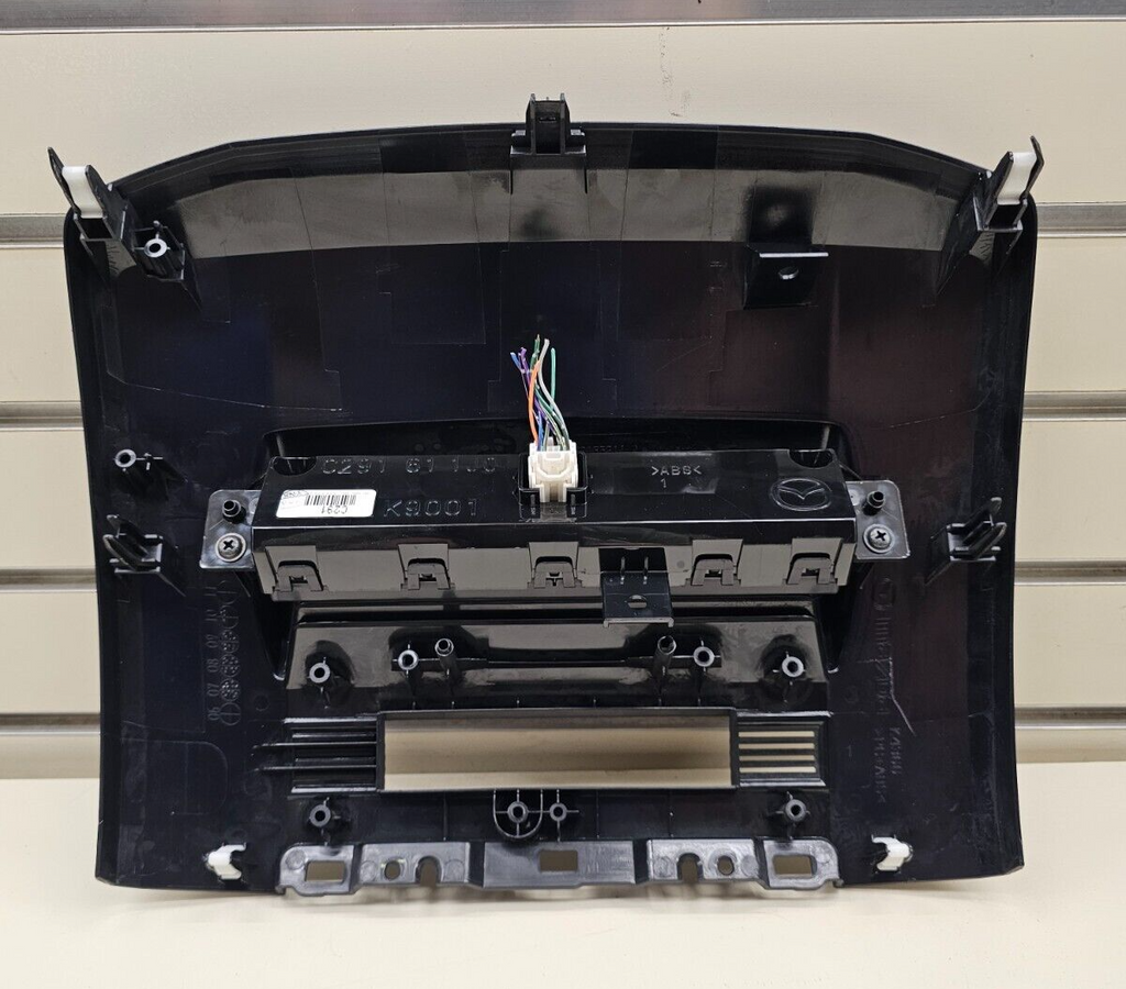 08-10 Mazda 5 MPV Dashboard Trim Piece Panel Clock Surround Top Bezel Black OEM