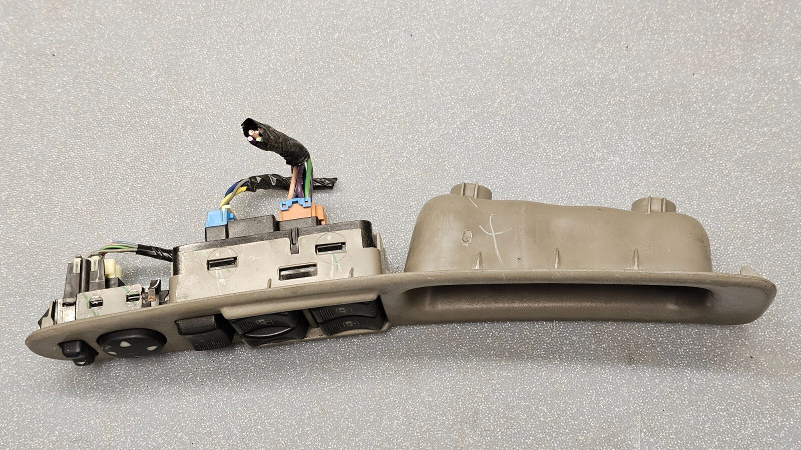 🔥02-07 Rendezvous Impala Left Driver Master Power Window Door Switch Lock Tan