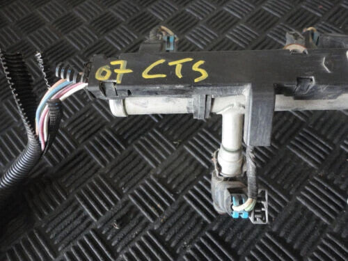 🔥03-07 CADILLAC CTS MOTOR ENGINE INJECTION FUEL DELIVERY RAIL UNIT WIRING OEM