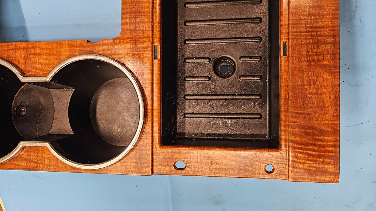 🔥07-14 FORD EXPEDITION Center Console Shifter Bezel Cup Holder Trim Woodgrain