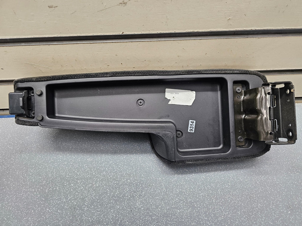🔥01-05 Honda Civic Front Center Console Cover Arm Rest Lid Cover Gray Cloth OEM