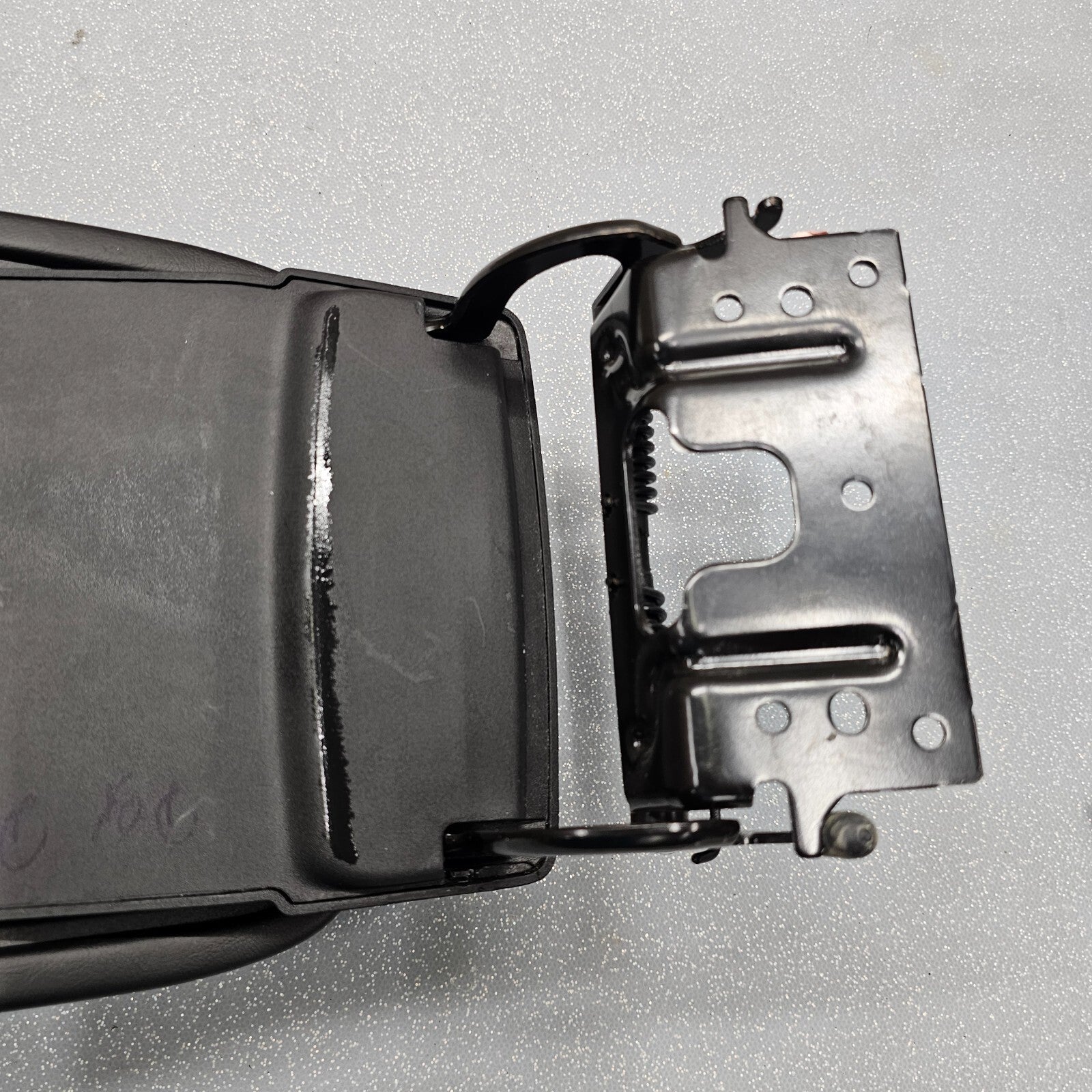 🔥13-16 DODGE DART CENTER CONSOLE ARM REST LID LEATHER BLACK TOP PAD COVER BLACK