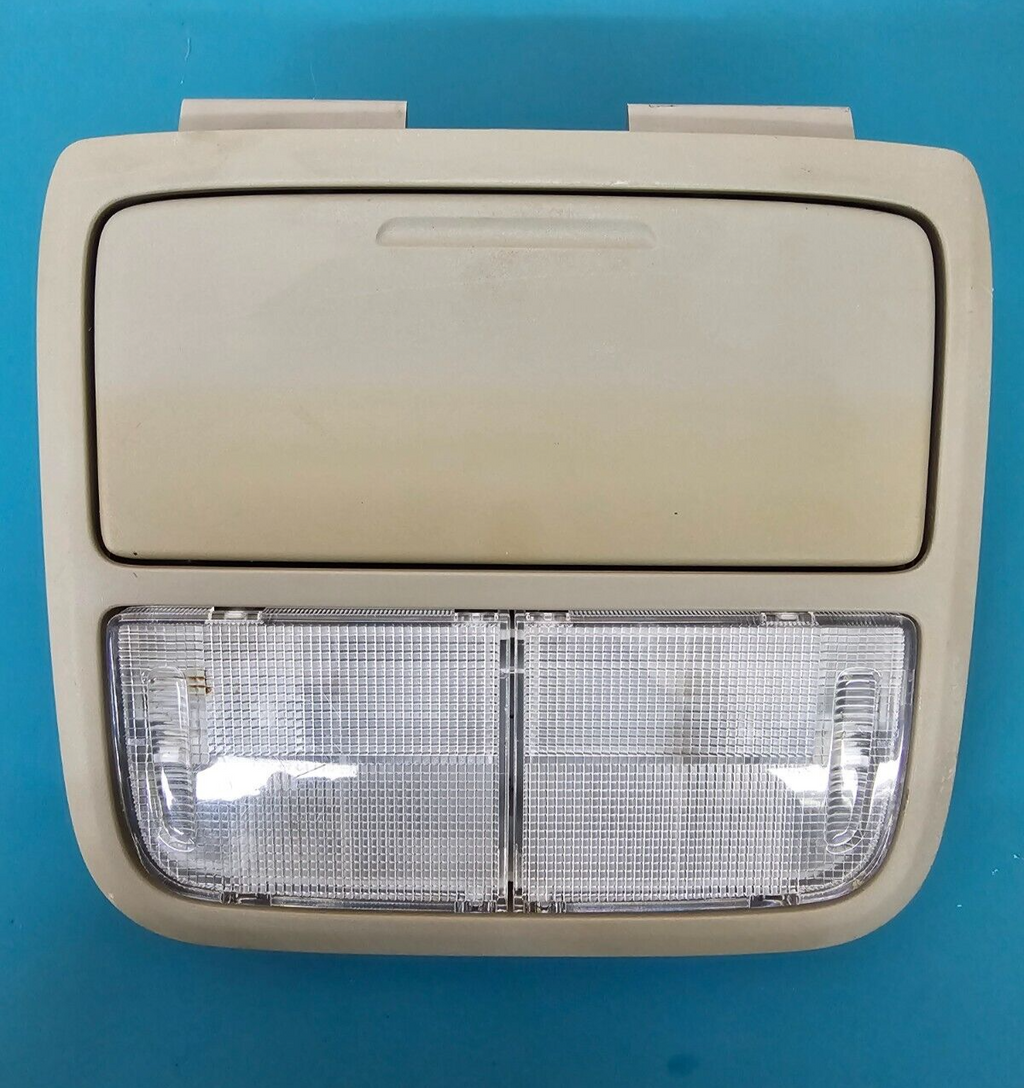 🔥08-12 Honda Accord Sedan Roof Overhead Console Dome Map Light Lamp Storage Tan