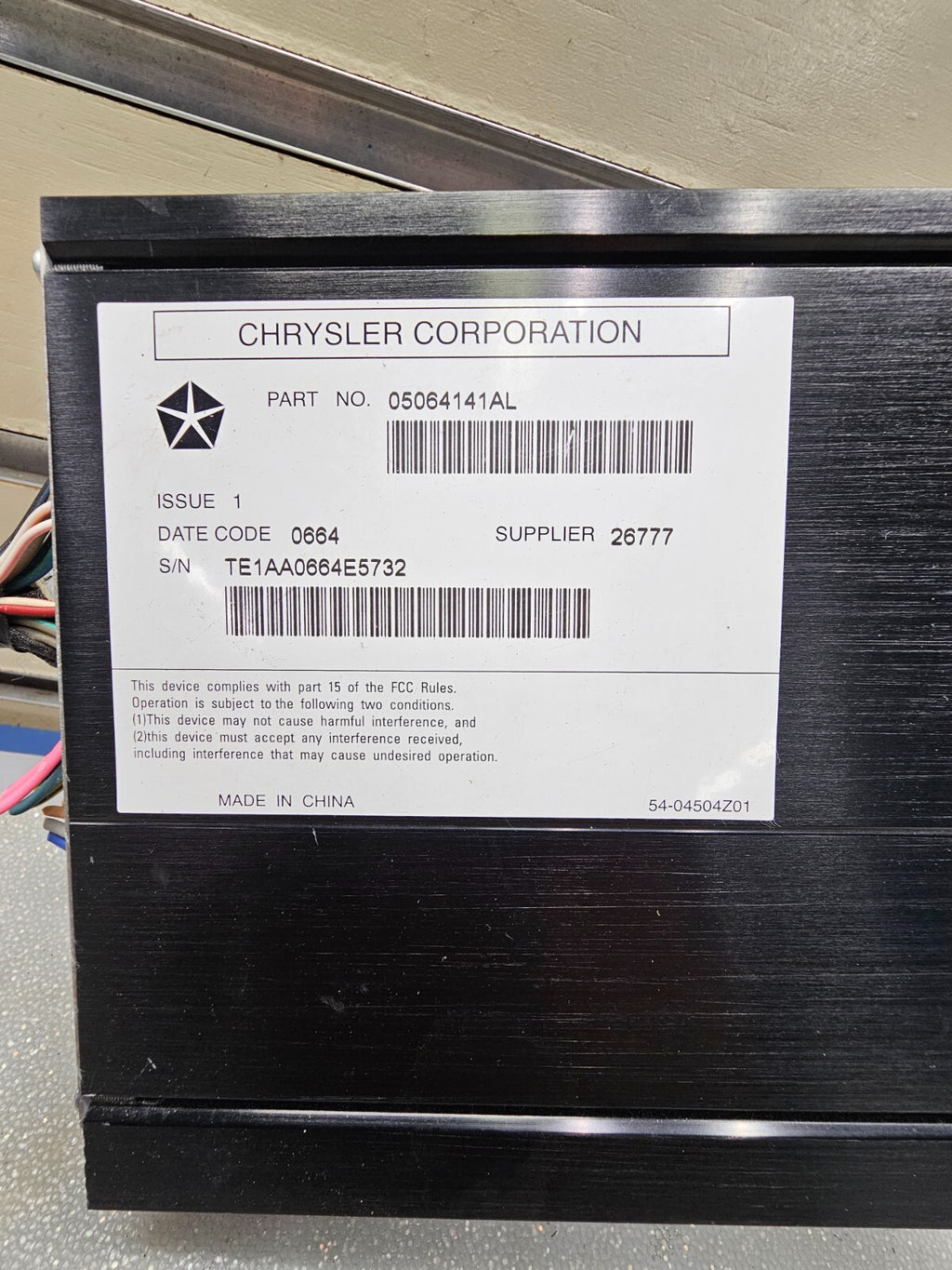 🔥2012-2017 JEEP COMPASS PATRIOT Audio Amplifier AMP Pioneer Assembly OEM