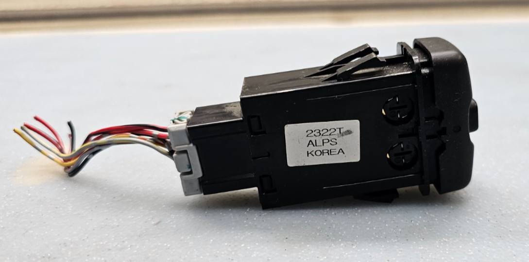 🔥98-02 Honda Accord Power Sunroof Control Switch Button Assembly Black