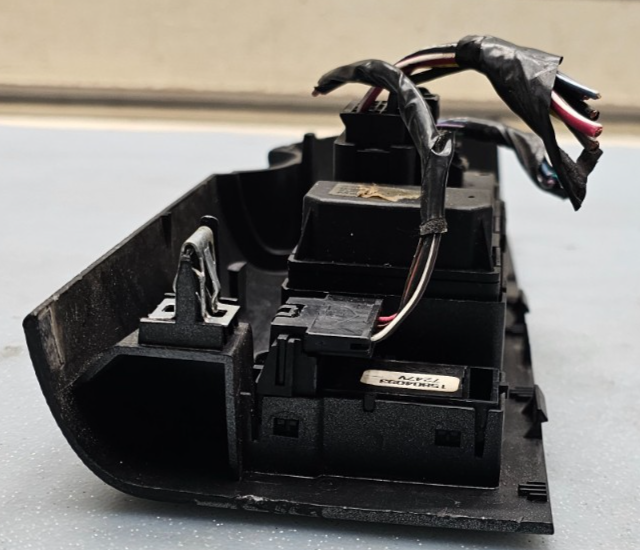 🔥07-10 SILVERADO SIERRA MASTER LEFT DRIVER POWER WINDOW SWITCH GRAY/BLACK WS47