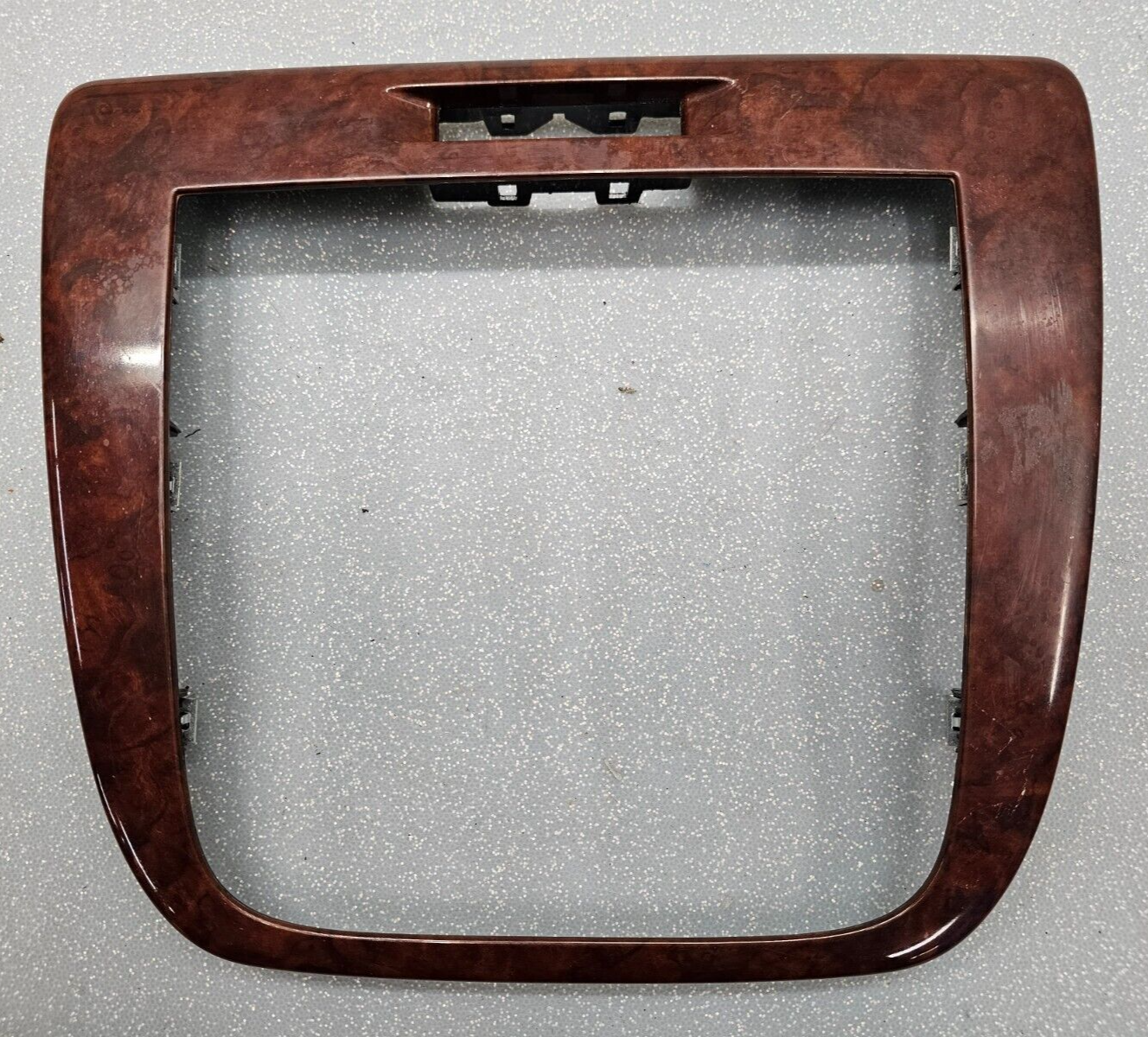 06-13 Chevy Impala Center Dash AM FM Radio Stereo Display Trim Panel Bezel Wood