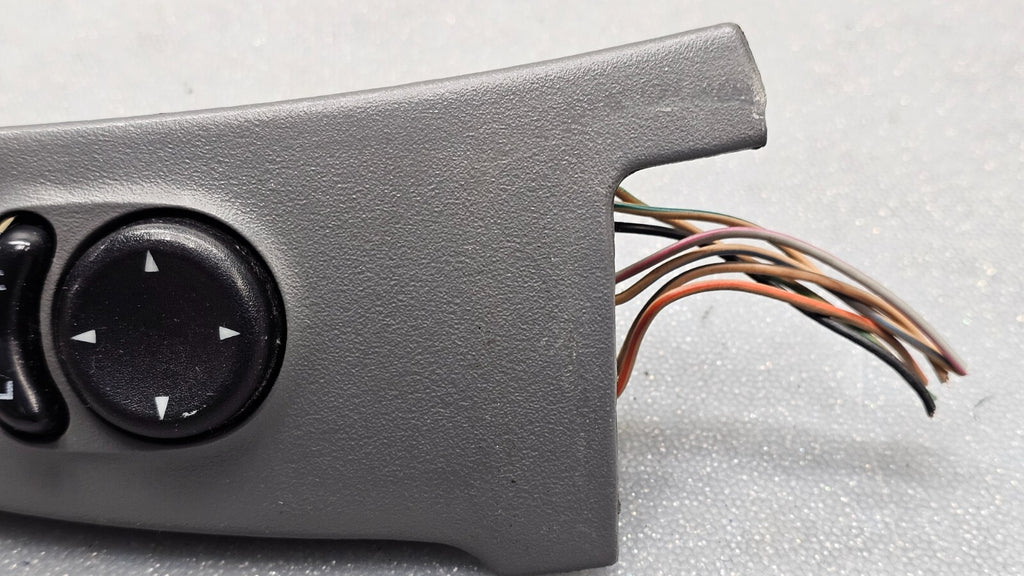 🔥02-07 JEEP LIBERTY LEFT DRIVER MASTER LOCK MIRROR SWITCH TRIM BEZEL OEM GRAY