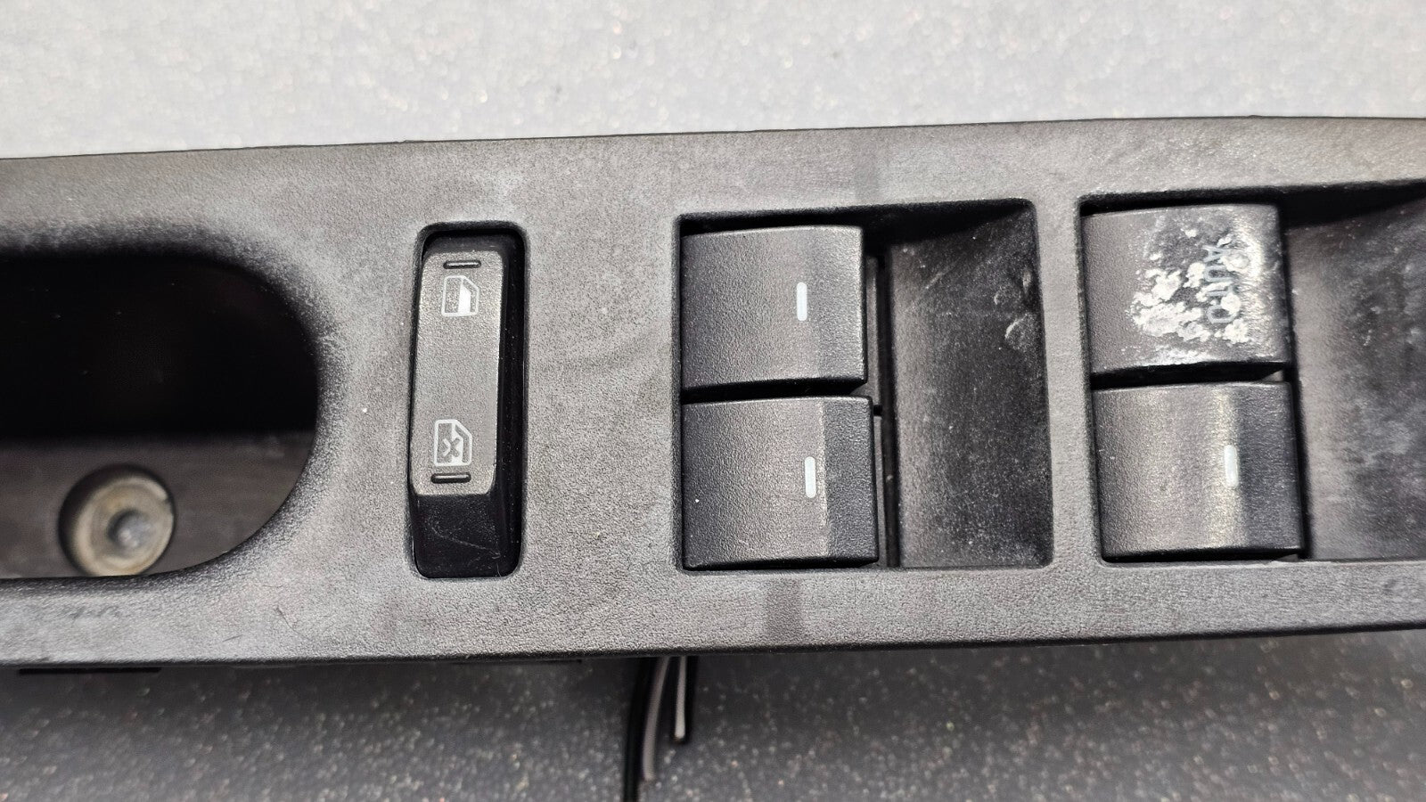 12-18 Focus Escape Front Left Driver Master Power Window Switch Regulator Black
