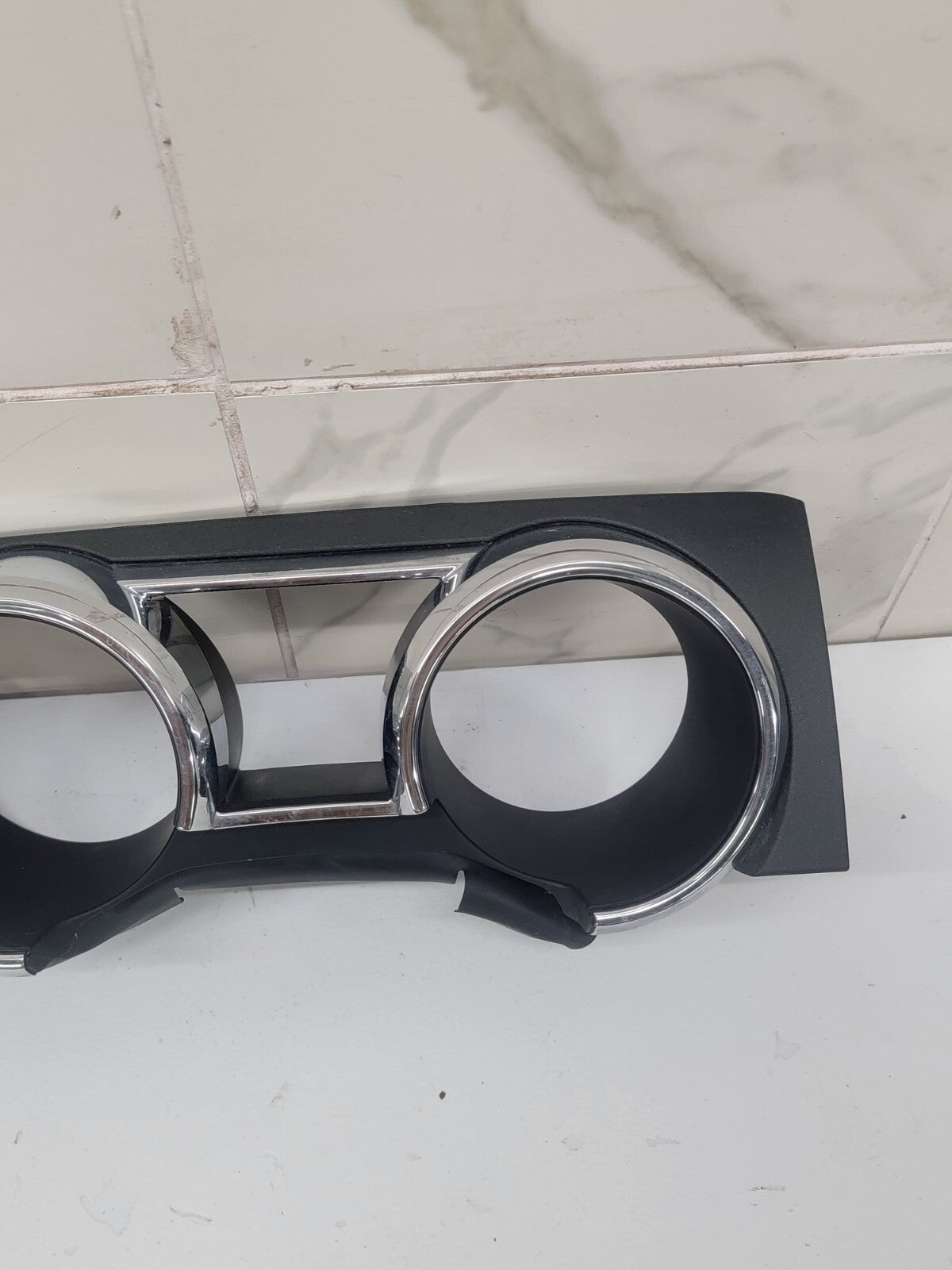 🔥05-09 Mustang Dash Instrument Cluster Bezel Speedometer Trim Chrome/Black C32