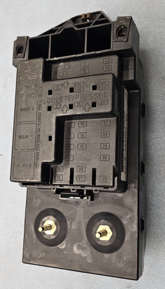 🔥97-03 FORD F150 250 350 Multifunction FUSE BOX PANEL COVER BODY CONTROL MODULE