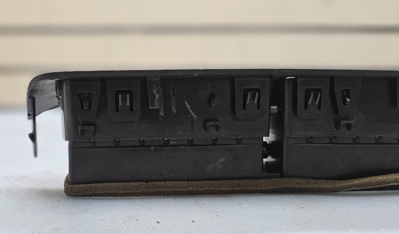 🔥08-11 Ford Focus Front Upper Center Dash Dual Air Vent Bezel Trim Panel Black