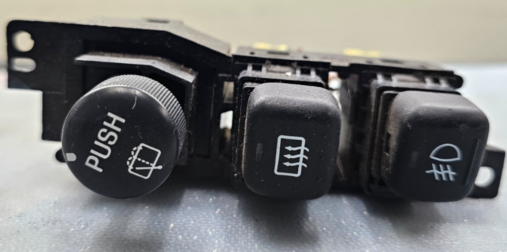 🔥95-11 EXPLORER RANGER REAR WIPER SWITCH DEFROST FOG LAMP LIGHT CONTROL PANEL