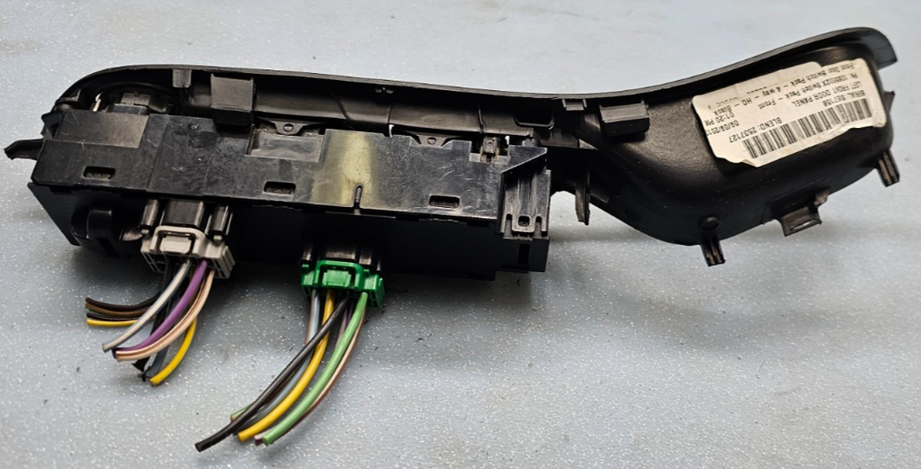 12-18 Focus Escape Front Left Driver Master Power Window Switch Regulator Black