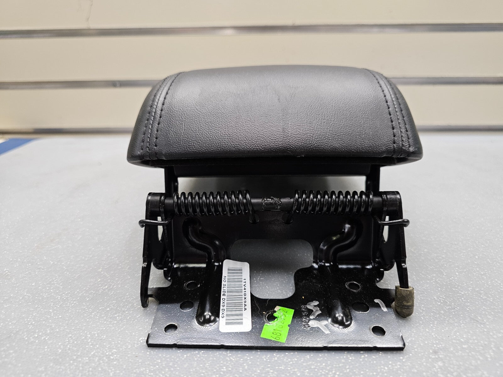 🔥13-16 DODGE DART CENTER CONSOLE ARM REST LID LEATHER BLACK TOP PAD COVER BLACK