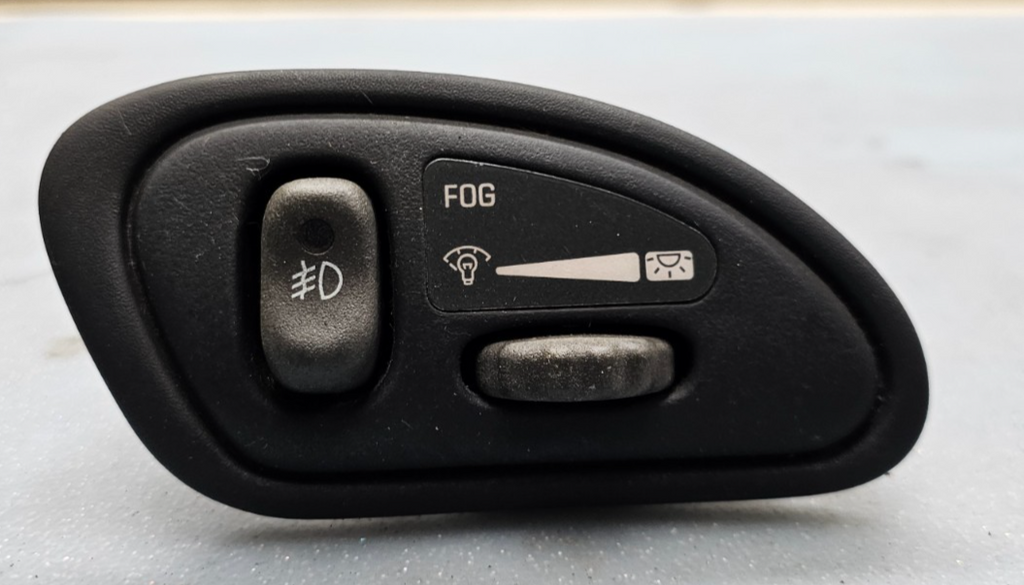 🔥99-05 Pontiac Grand AM Dash Light Dimmer Fog Switch Button Control BLACK OEM