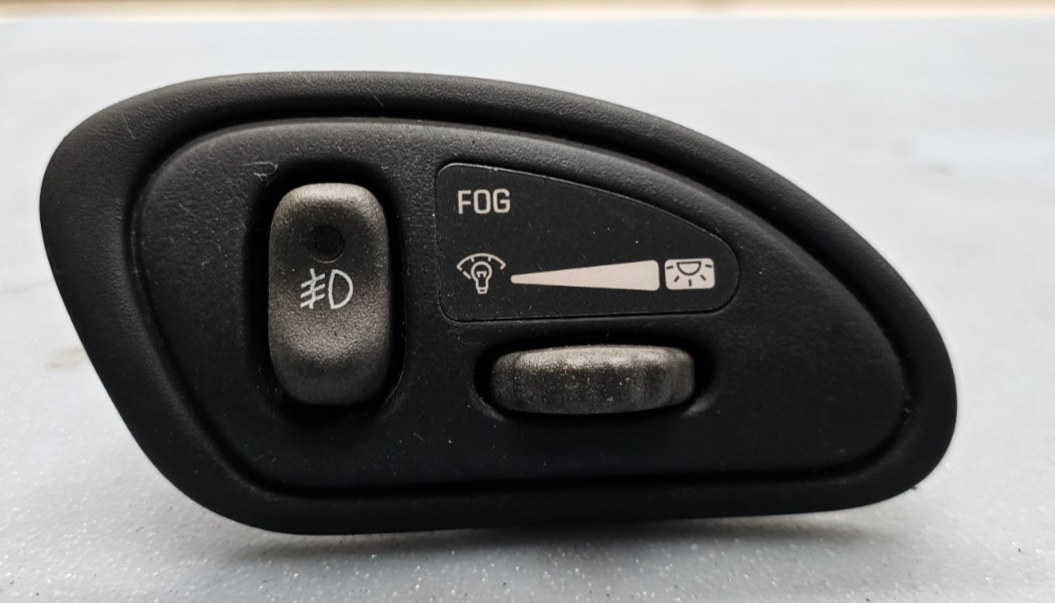 🔥99-05 Pontiac Grand AM Dash Light Dimmer Fog Switch Button Control BLACK OEM