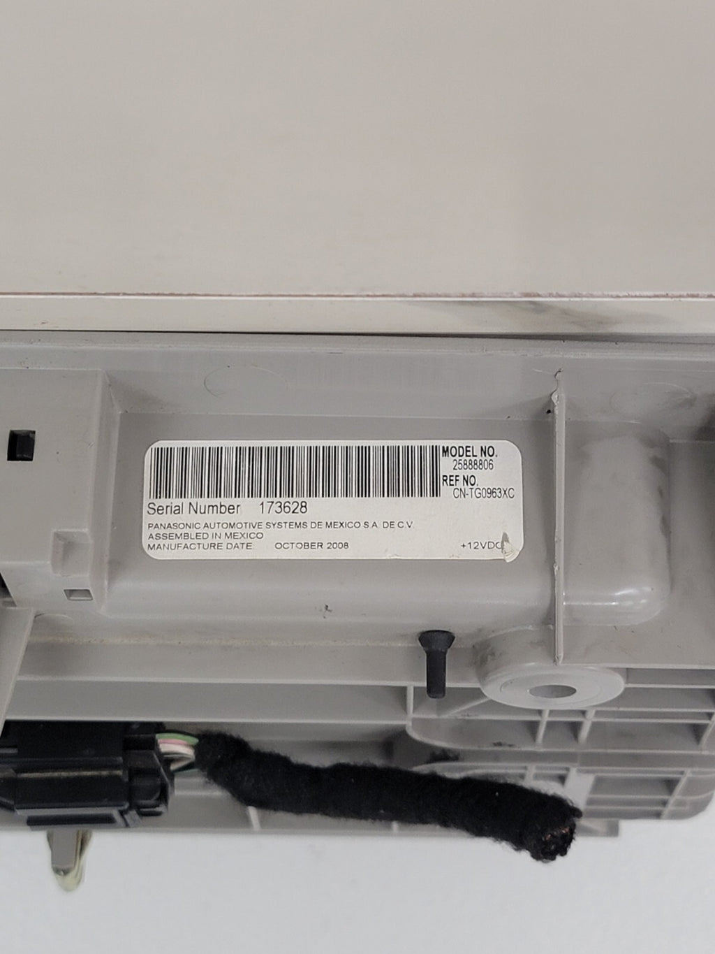 08- 17 GMC Acadia Rear Entertainment Display Genuine Titanium OEM 25888806 GRAY