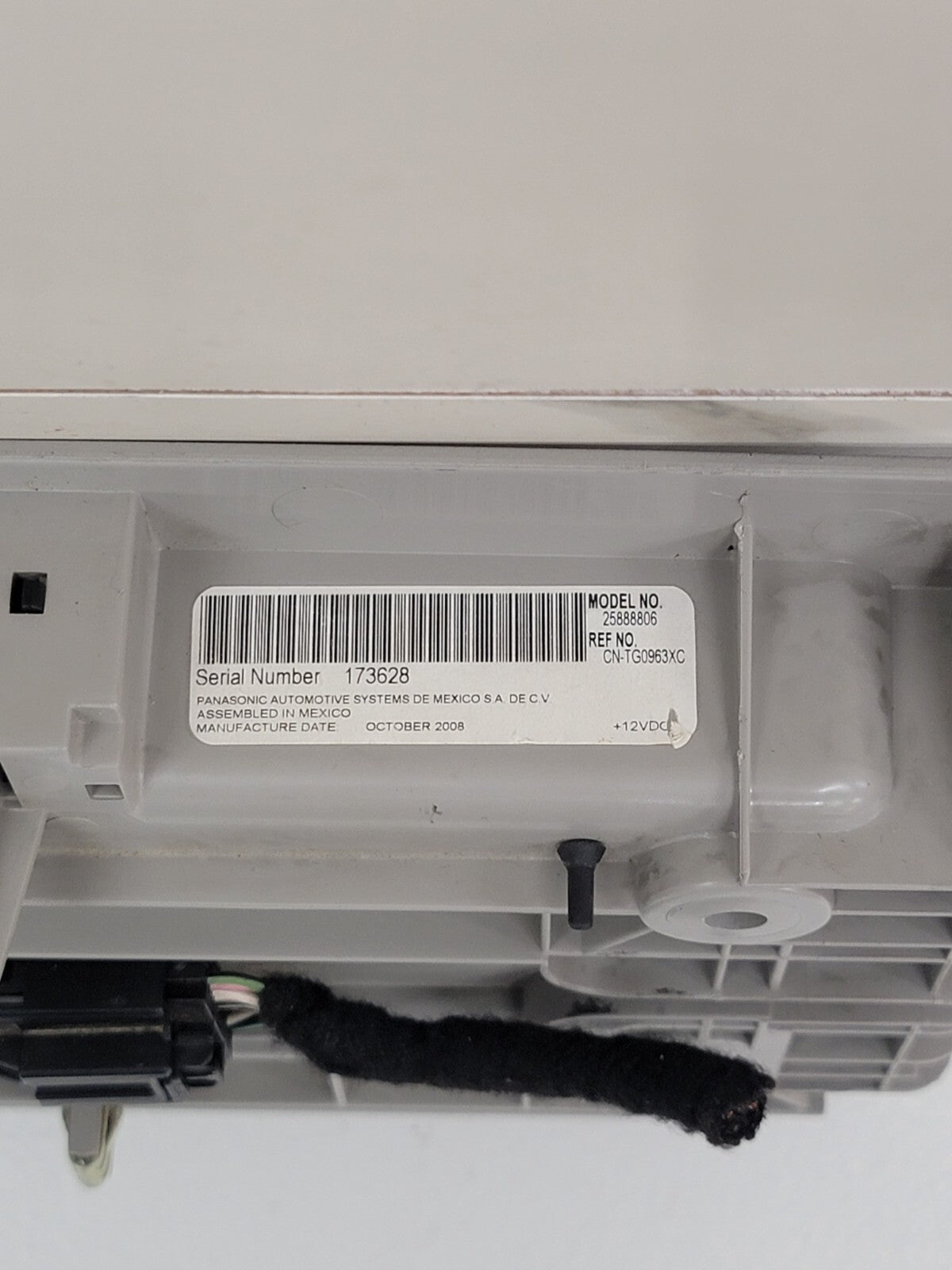 08- 17 GMC Acadia Rear Entertainment Display Genuine Titanium OEM 25888806 GRAY
