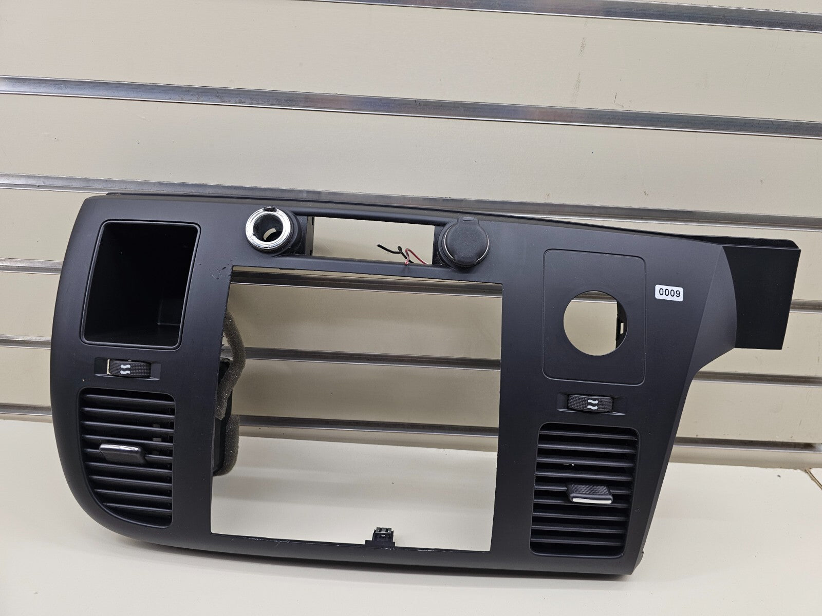 🔥07-14 Silverado SIERRA Center Dash Radio Bezel AC Climate Trim Panel BLACK B6
