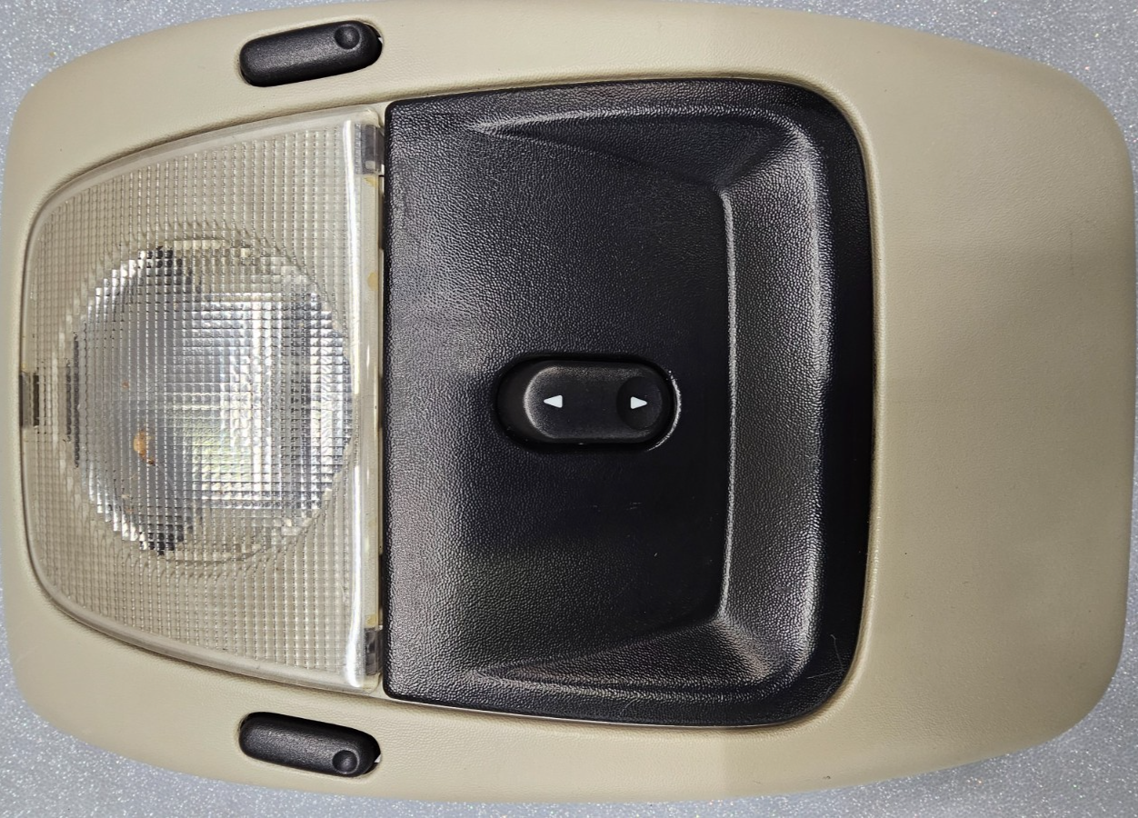🔥02-05 Explorer Mountaineer Overhead Console Dome Map Light Storage Sunroof Tan