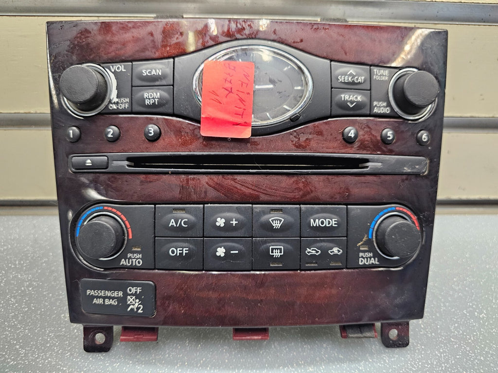 🔥10-13 Infiniti G37 Dash AC Heater Temperature Climate Control Air Conditioner
