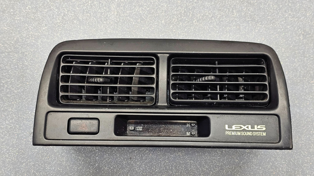 🔥97-01 LEXUS ES300 Center Dash AC Heater Trim Air Vent Conditioning Bezel Black