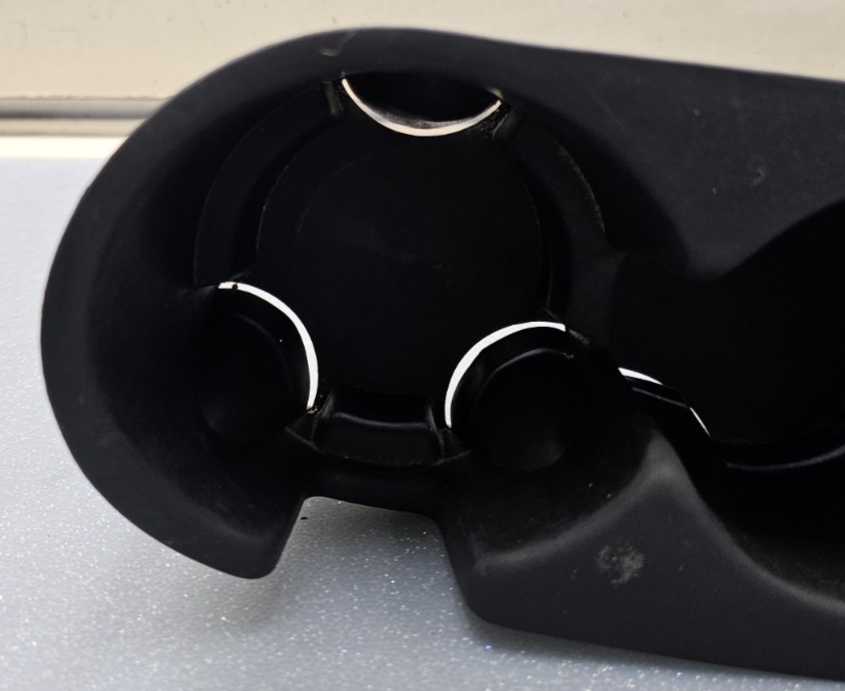 🔥05-07 Jeep Liberty Center Console Cup Drink Holder Rubber Insert OEM Black
