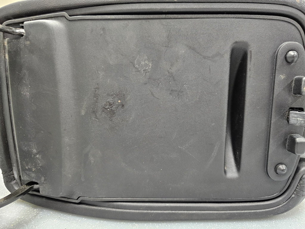 🔥13-16 DODGE DART CENTER CONSOLE ARM REST LID LEATHER BLACK TOP PAD COVER BLACK