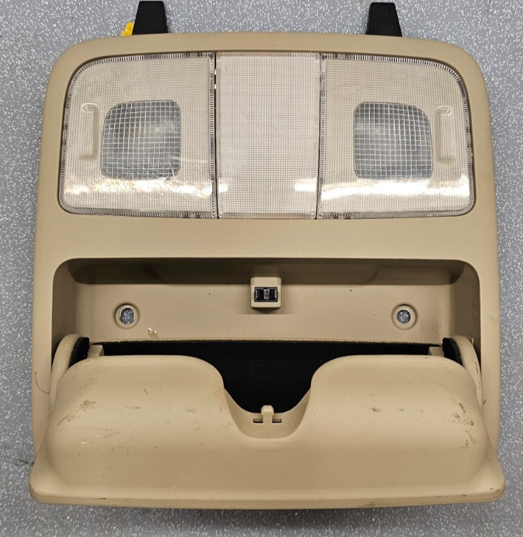 🔥07-10 Elantra Overhead Console Storage Display Dome Map Light Storage Tan OEM