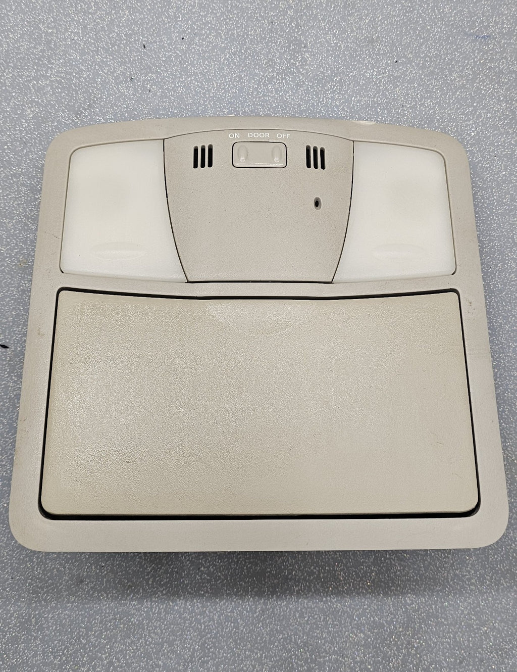 07-12 Nissan Altima Sunroof Overhead Console Dome Light Map Storage Assembly Tan