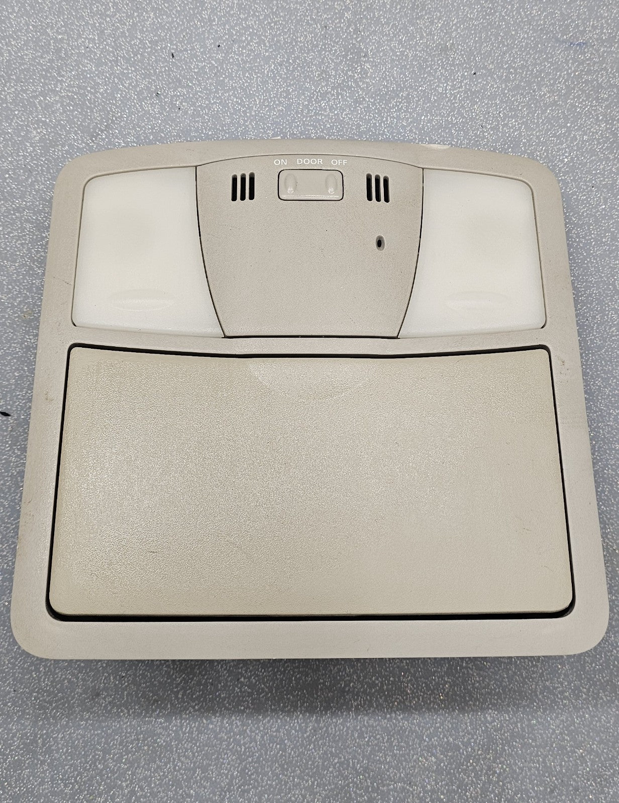 07-12 Nissan Altima Sunroof Overhead Console Dome Light Map Storage Assembly Tan