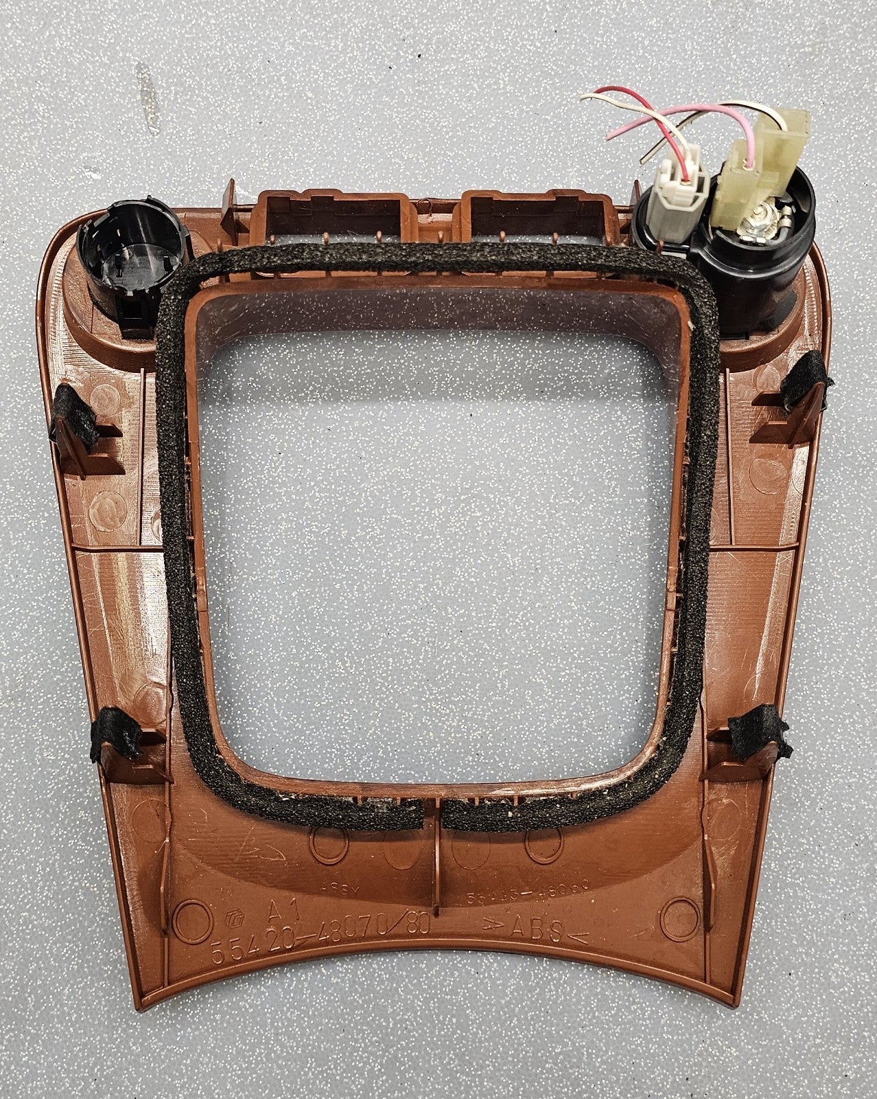 🔥03-07 Highlander Center Console Gear Transmission Shifter Bezel Panel Wood