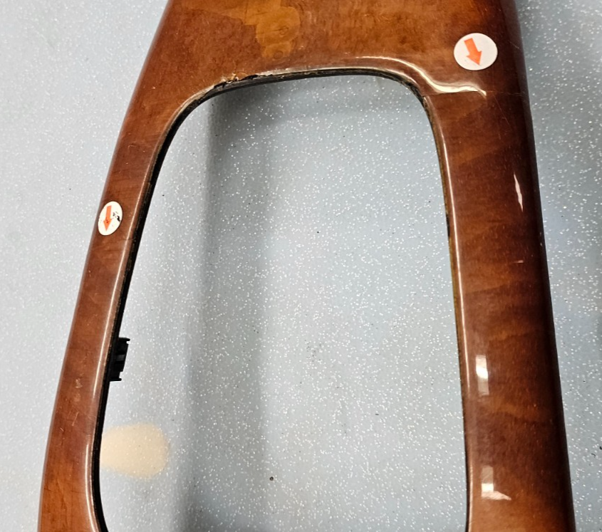 🔥2003-2011 Saab 9-3 Gear Shift Center Console Trim Cover Panel Woodgrain