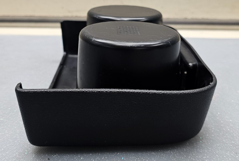 🔥08-12 Ford Escape Rear Center Console Dual Cup Drink Holder Black OEM