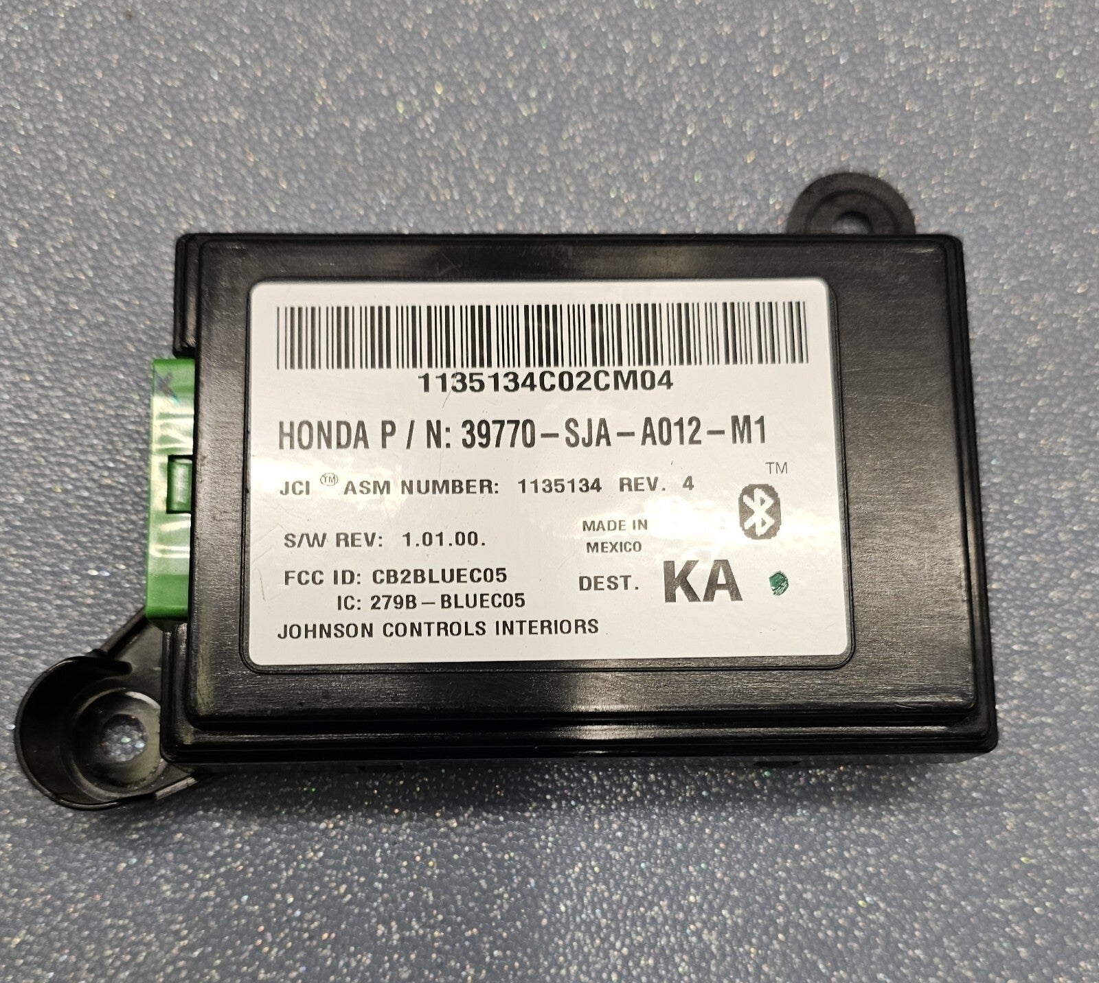 🔥05-08 ACURA RL FRONT LEFT DRIVER BLUETOOTH CELLPHONE CONTROL MODULE UNITE
