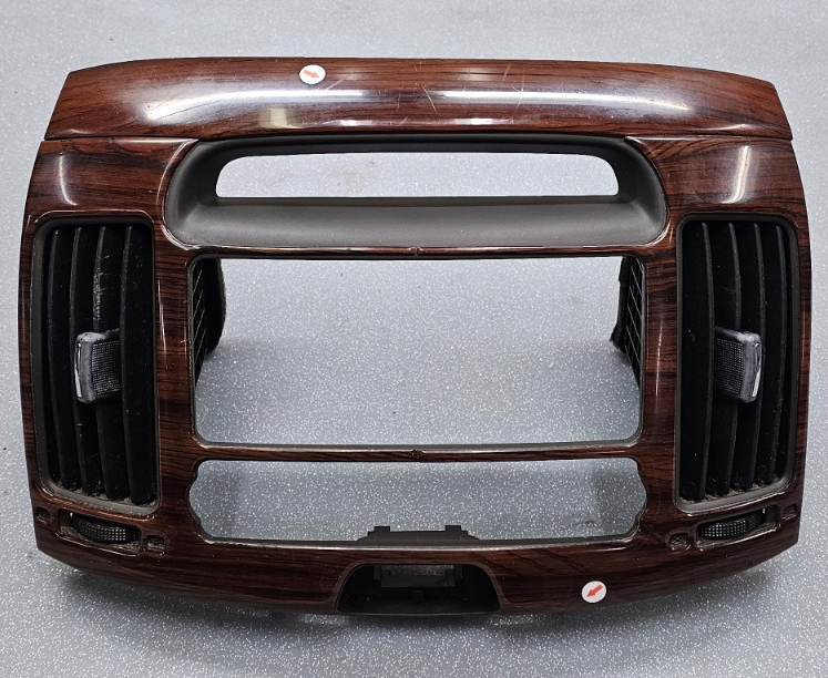 🔥07-10 Elantra Dash FM Radio Display Stereo Bezel Trim Instrument Panel Wood