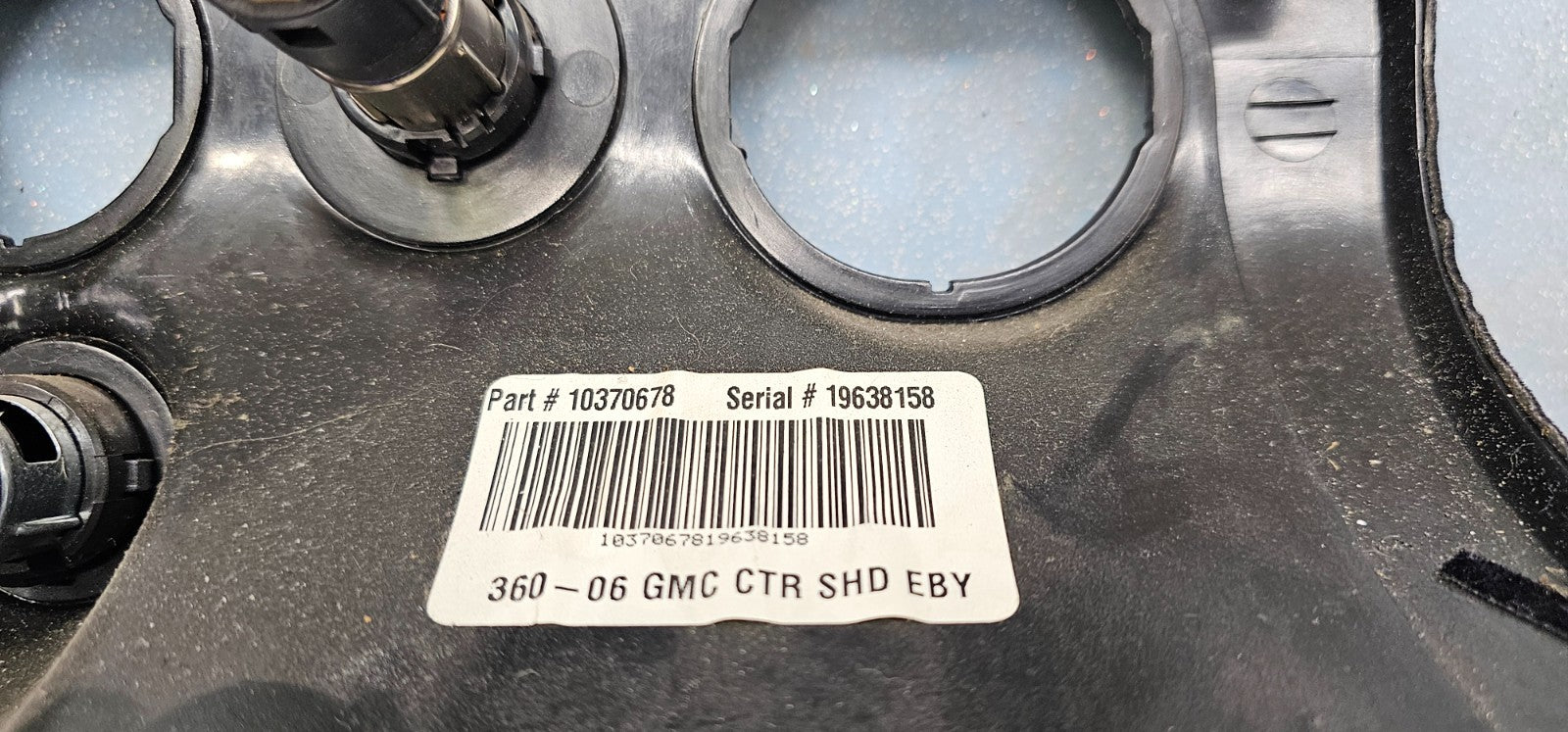 03-08 GMC ENVOY XL FRONT RADIO DASH VENT BEZEL CLIMATE CONTROL carbon fiber B45