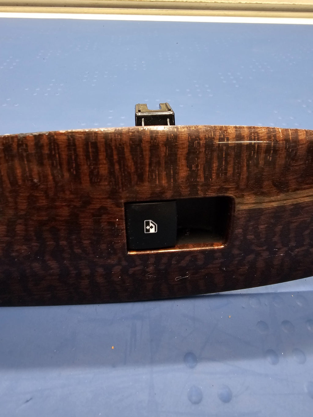 🔥13-15 CHEVY MALIBU FRONT RIGHT PASSENGER POWER DOOR WINDOW SWITCH LOCK WOOD