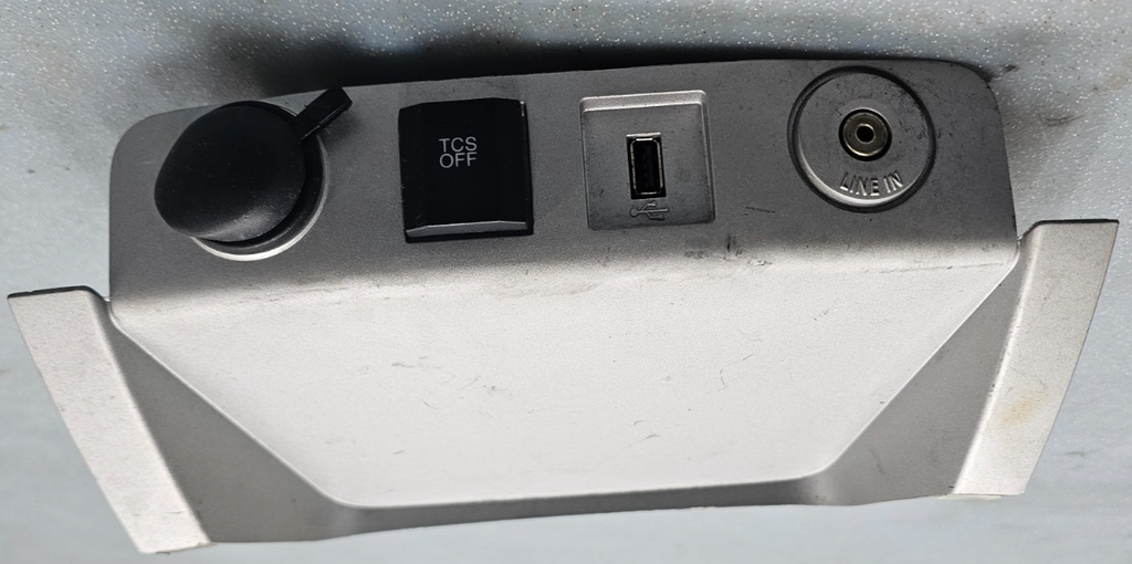 🔥08-12 Ford Escape Dashboard Console Trim Power Port JT1 Light Tan