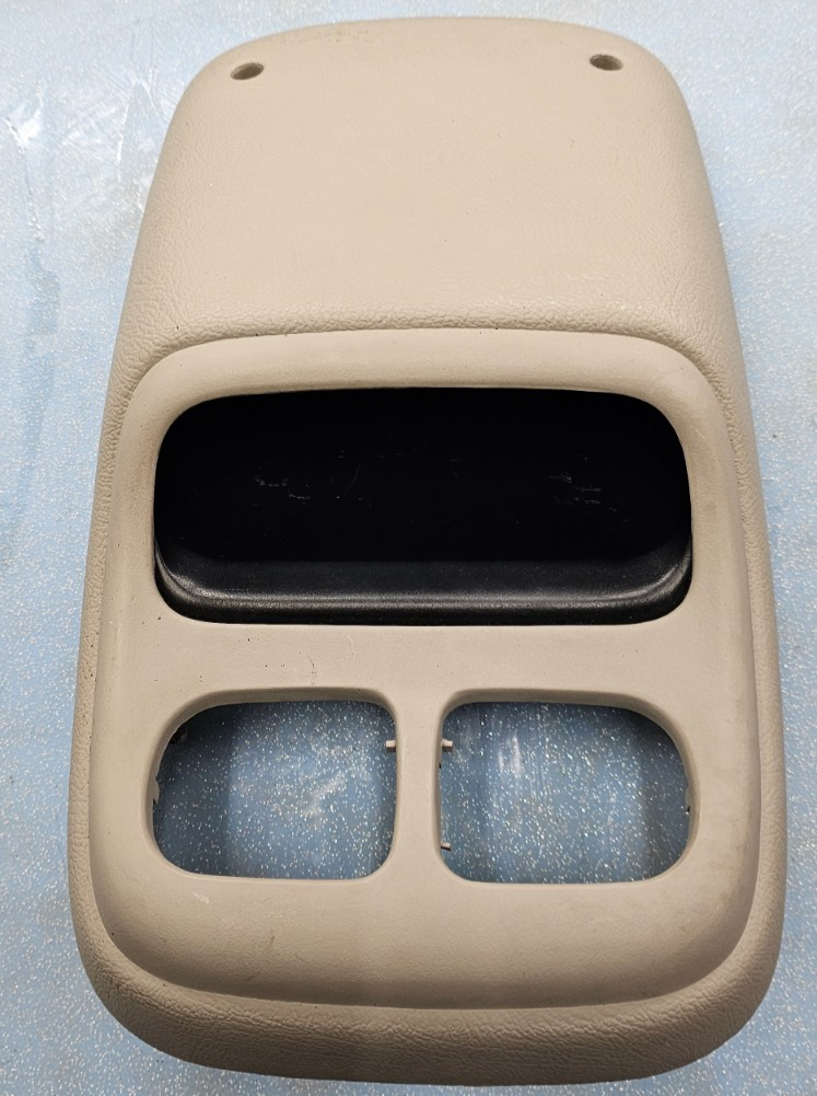 🔥98-02 Dodge RAM Front Overhead Console DOME Map Light Lamp Roof Storage Tan