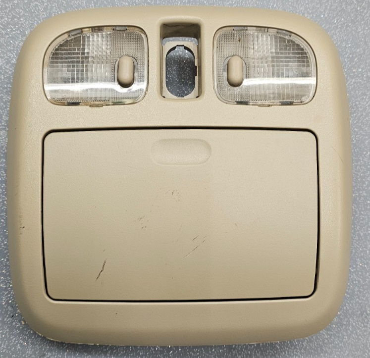 🔥10-12 Fusion Milan MKZ Overhead Console Dome Map Light Lamp Unit Storage TAN