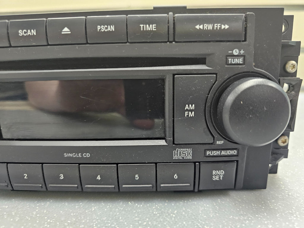 🔥04-10 Jeep Dodge Chrysler Front Dash Radio AM FM CD Player Aux Input Receiver