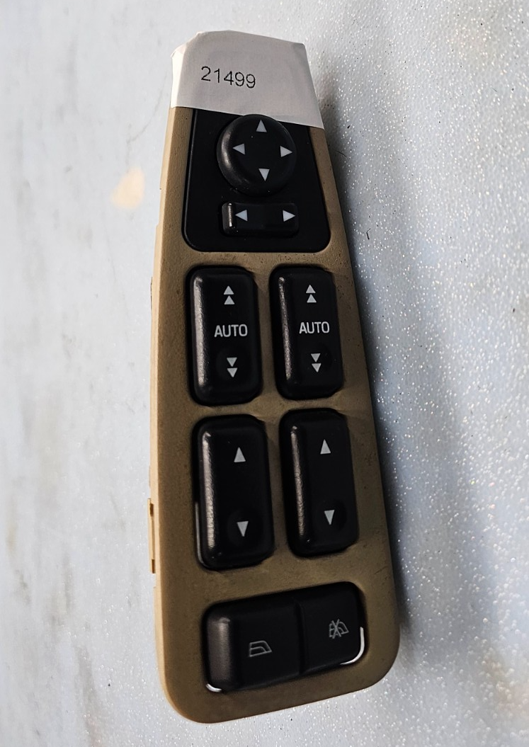 🔥03-06 Lincoln LS Left Driver Master Power Door Window Switch Lock Assembly Tan