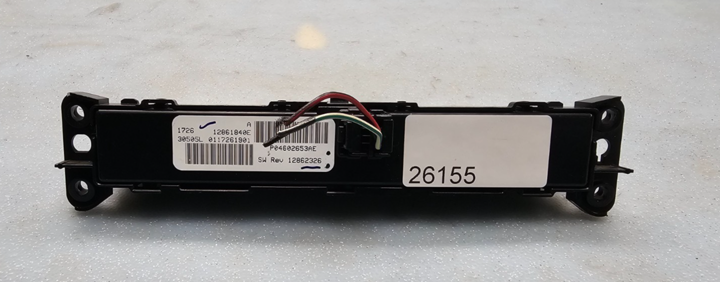 🔥06-08  CHRYSLER PT CRUISER CENTER DASH HAZARD DEFROST CONTROL SWITCH BLACK