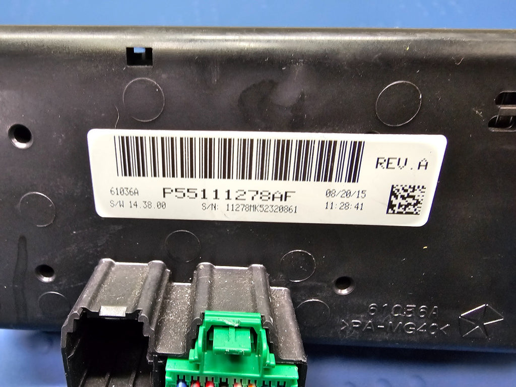 11-17 Jeep Compass Patriot Dash Climate Control Unit AC Heater Temperature HVAC