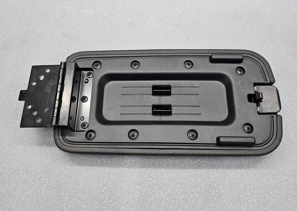🔥05-10 Pontiac G6 Front Center Console Lid Arm Rest Top Pad Leather Black OEM