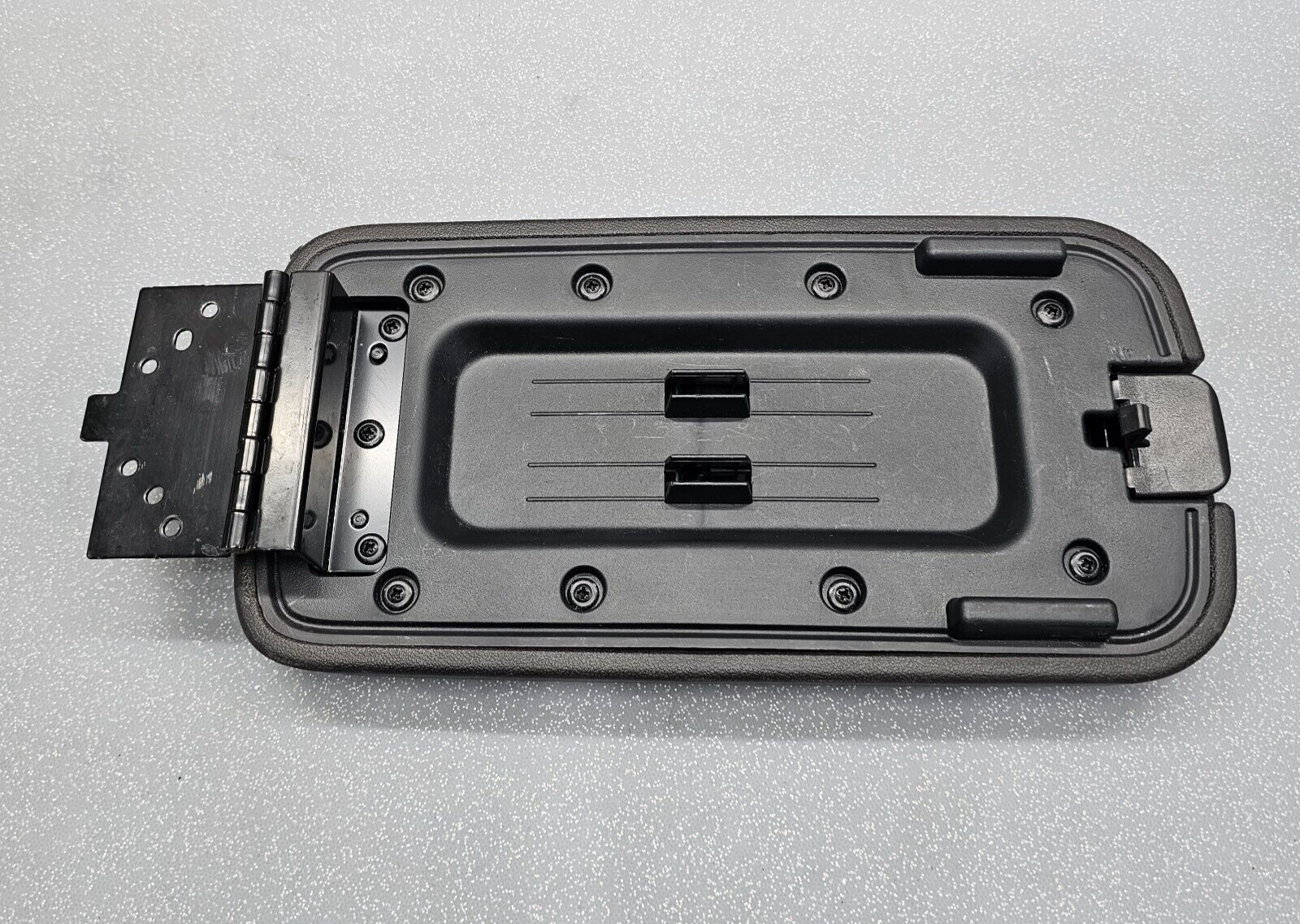 🔥05-10 Pontiac G6 Front Center Console Lid Arm Rest Top Pad Leather Black OEM