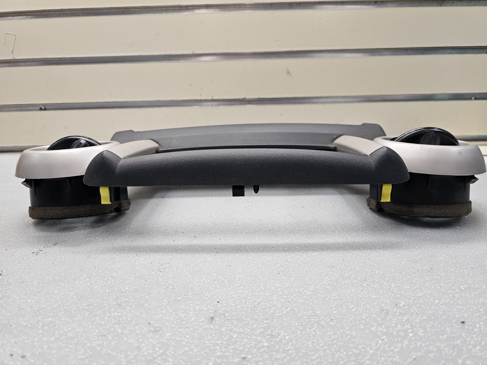 04-06 Scion XA Center Dash Radio Surround Bezel Trim Panel Climate Silver/black