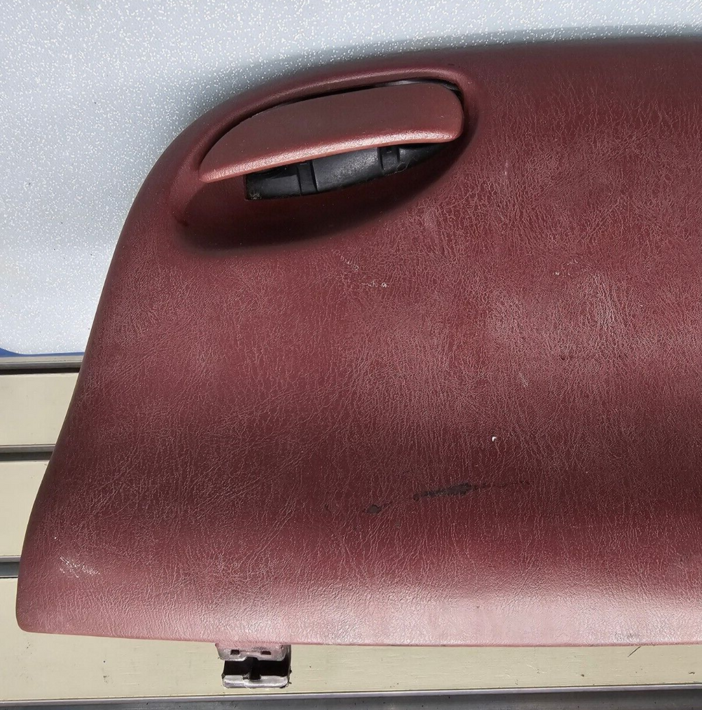 🔥97-03 FORD F150 Glove Box Dash Storage Compartment DOOR ASSEMBLY LID COVER RED
